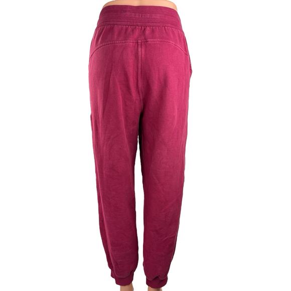 Lululemon Pink Drawstring High Rise Pockets Athletic Jogger Sweat pants Size 6 - Picture 8 of 9